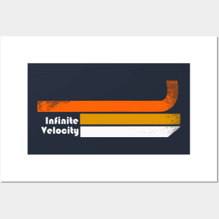 Infinite Velocity Retro Posters and Art